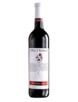 Víno z Kobylí Rulandské modré 